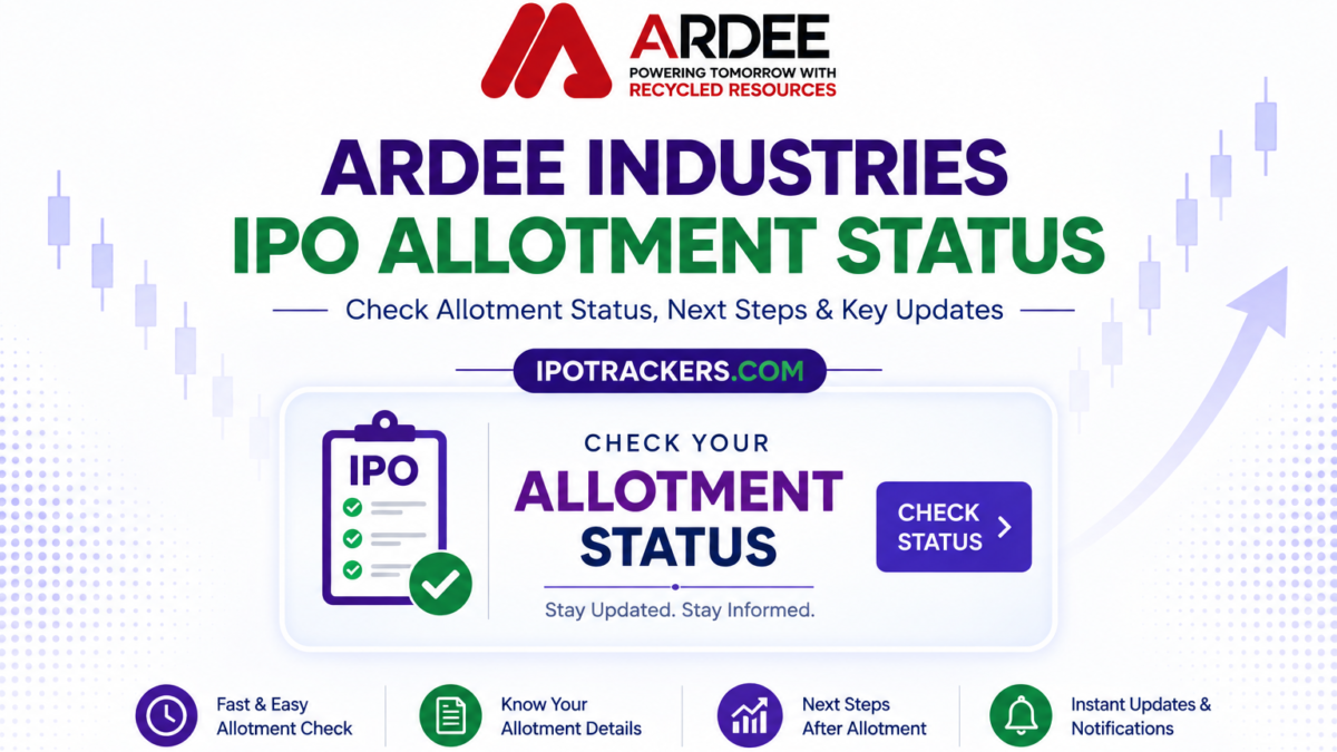 Ardee Industries IPO Allotment Status